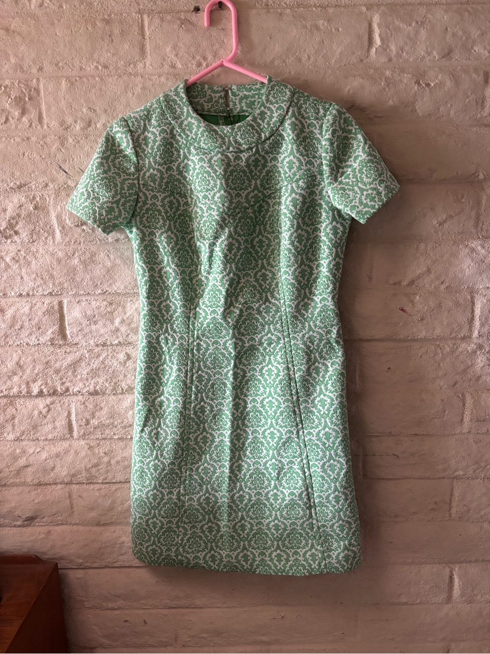 Handsewn  Vintage 60s Polyester Mini Dress-Large